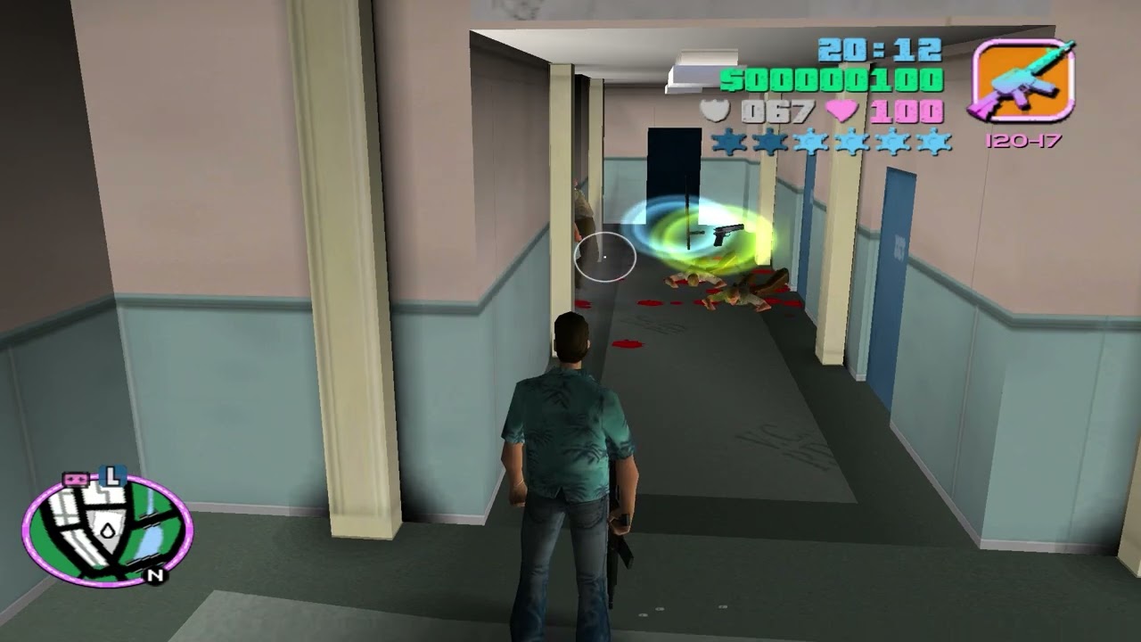 GTA Vice City Police Station epic shootout. #gta #vicecity #gaming #pcgaming #gtavc