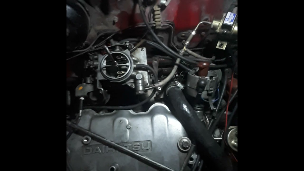 top mesin, daihatsu charade 1000cc, piston 3 silinder, delco 123