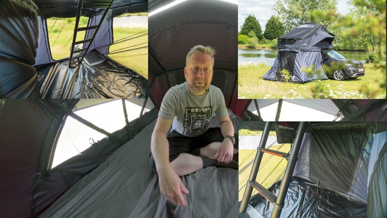 RoofBunk - My little vlog about my first overnight adventure using the car roof tent.