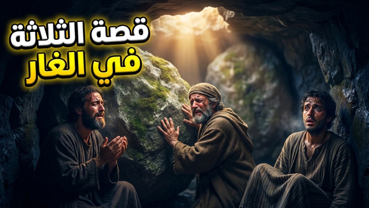 ثلاثة محبوسون في غار... كيف أنقذهم الله؟ | قصة رواها النبي ﷺ