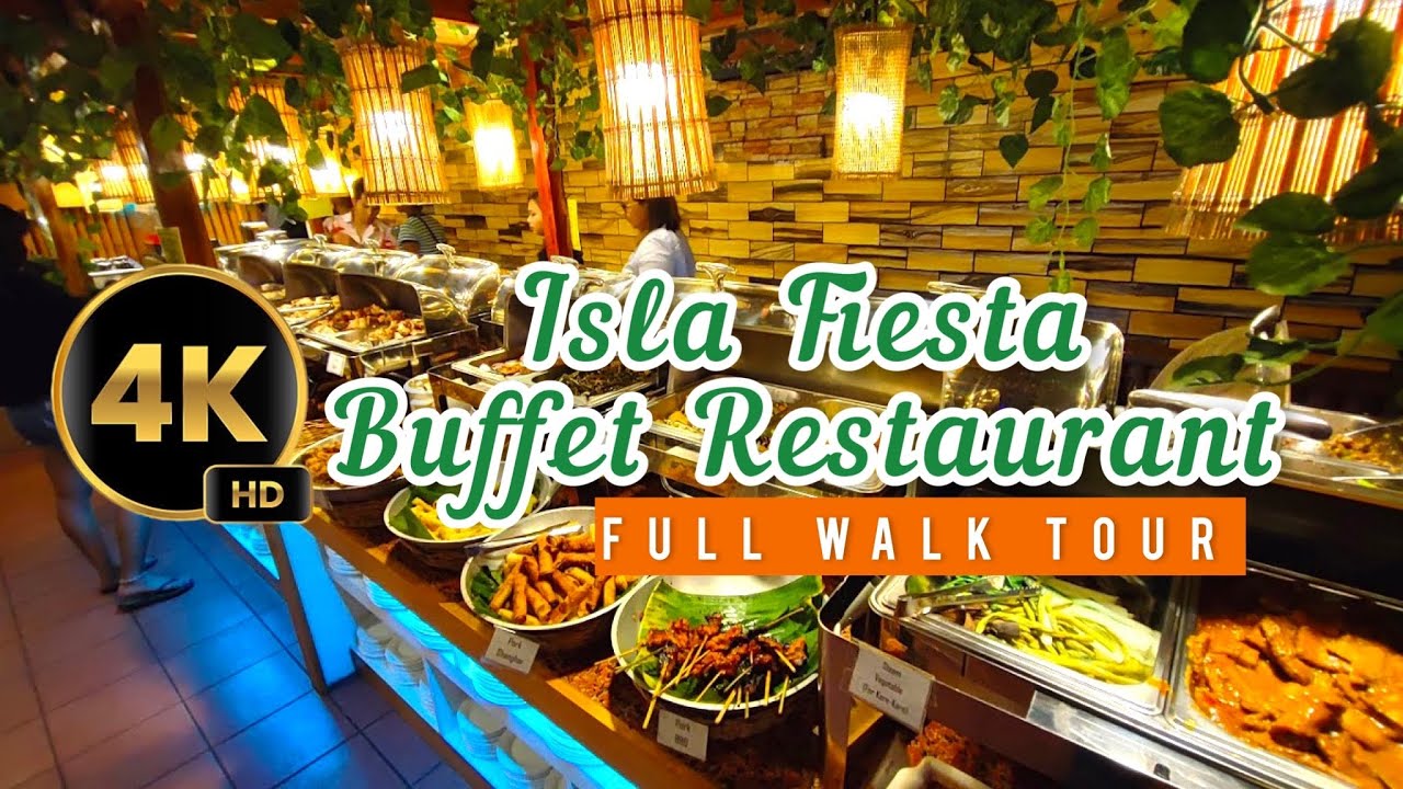 [4K] ISLA FIESTA Buffet Restaurant | Puerto Princesa Palawan Philippines 🇵🇭