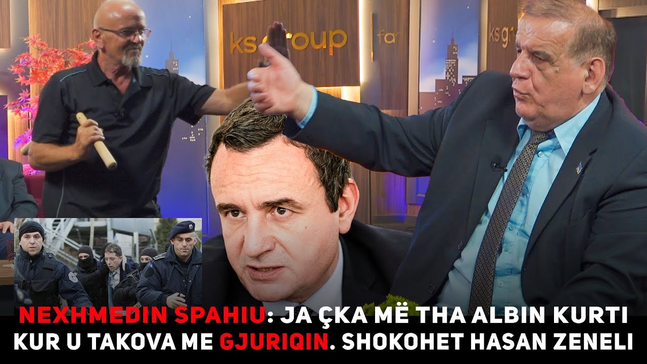 Kojshia Show-Nexhmedin Spahiu çka i tha Albin Kurti kur u takua me Gjuriqin. Shokohet Hasan Zeneli