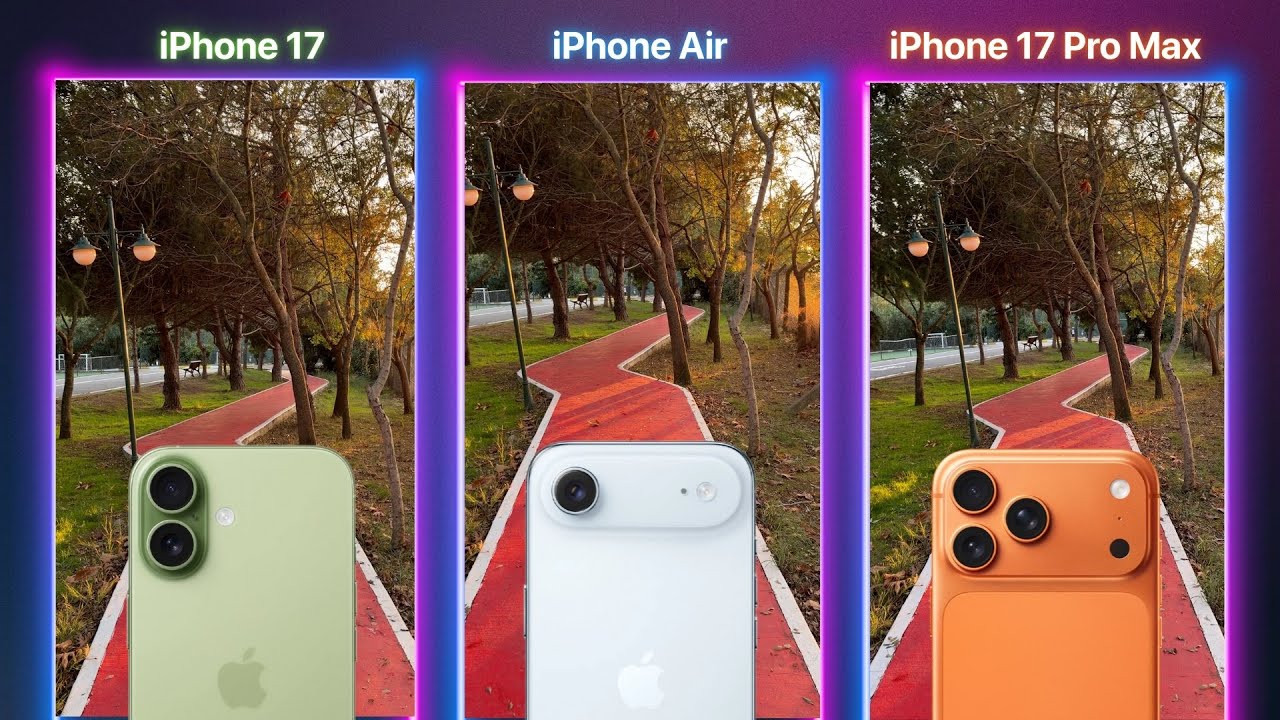 iPhone 17 - Air - 17 Pro Max | Gece - Gündüz Kamera Karşılaştırması!