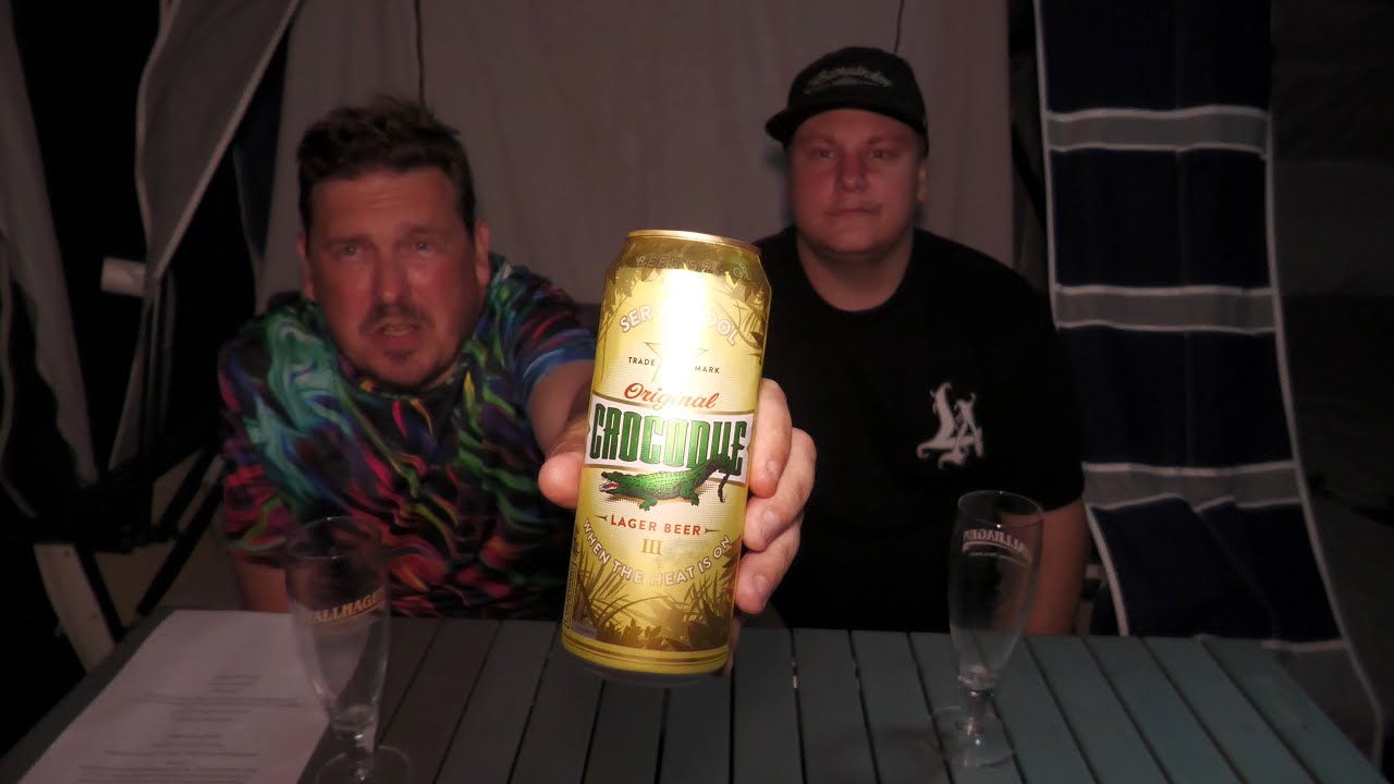 Unboxing, Review, Smakprovning Crocodile Lager 5,2%