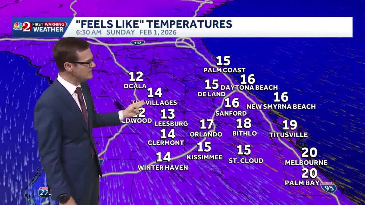 Model hints at snow flurries north of Orlando as Florida braces for extended freeze