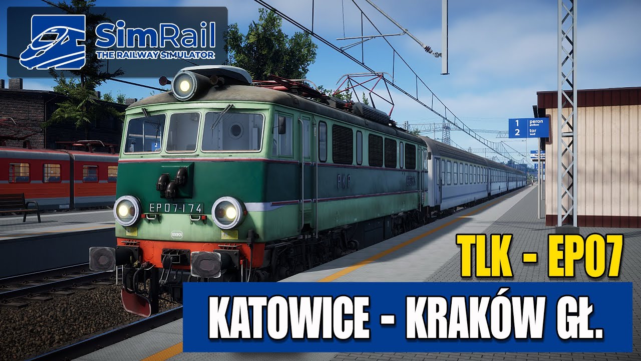 🔴 NA ŻYWO - LIVE 🇵🇱 | SimRail - #59 | TLK KATOWICE - KRAKÓW |  🇵🇱