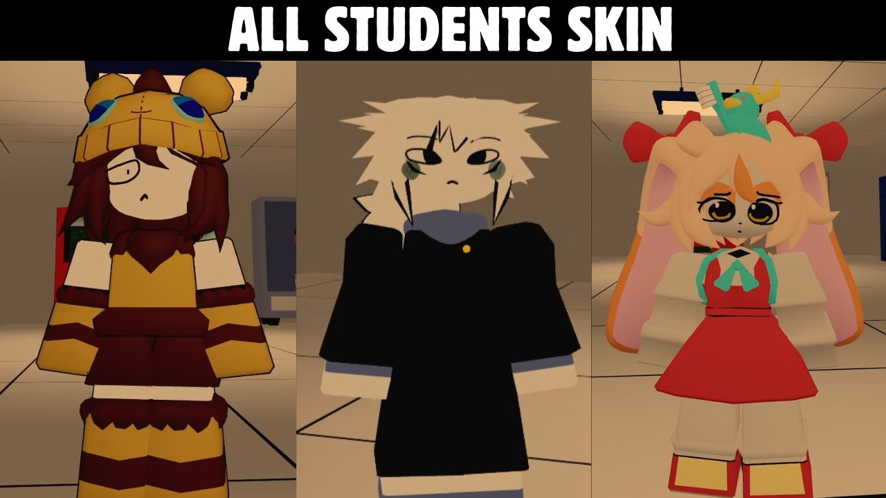 All Student Skins Win - Roblox Fundamental (FPE)