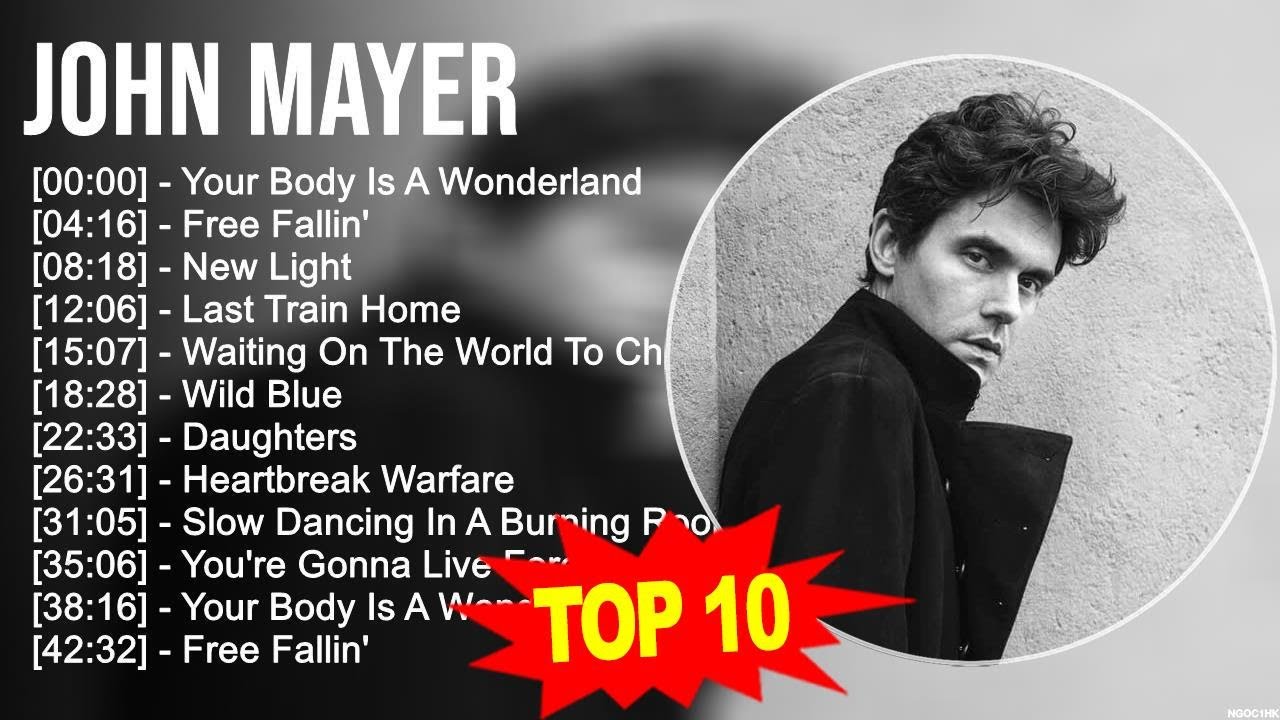 J.o.h.n M.a.y.e.r Greatest Hits ~ Top 100 Artists To Listen in 2023