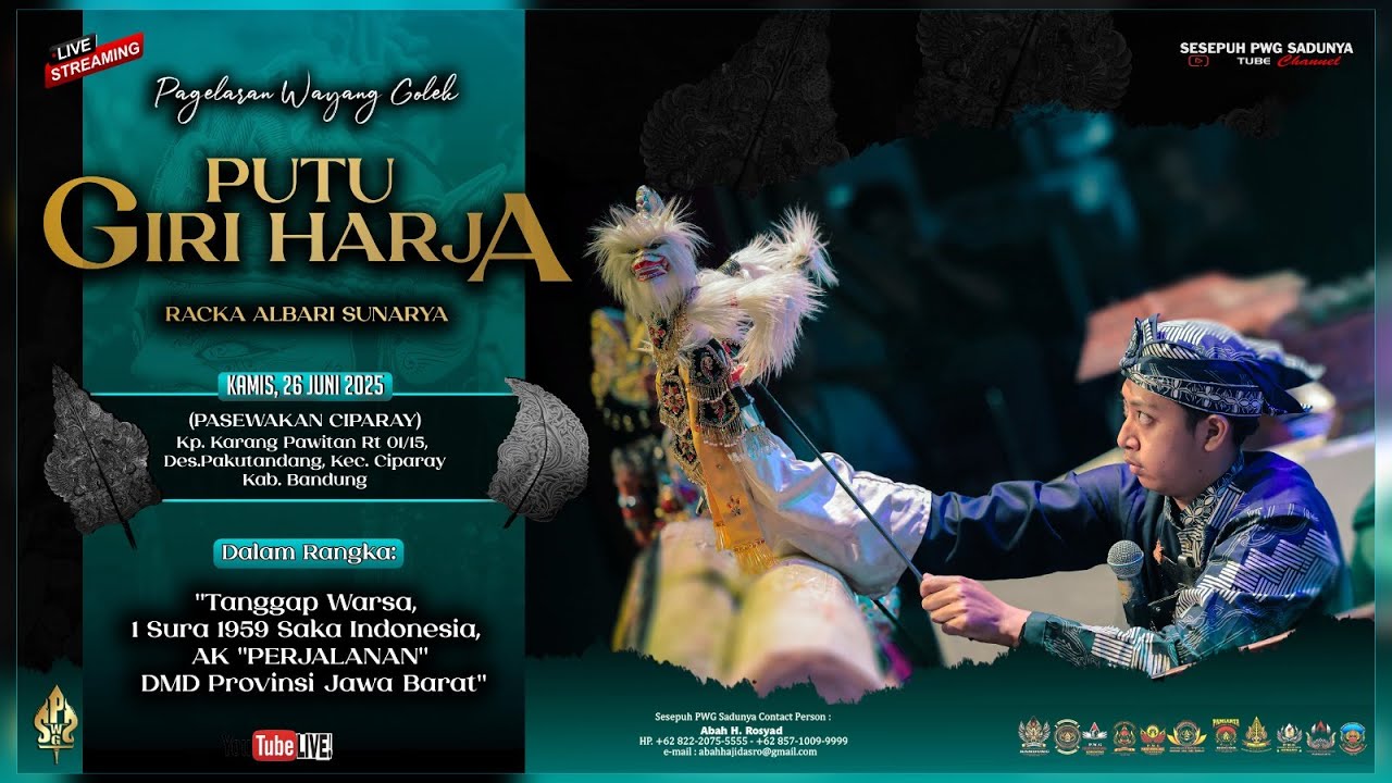 ( LIVE ) WAYANG GOLEK PUTU GIRI HARJA, DALANG RACKA ALBARI SUNARYA || CIPARAY BANDUNG, 26 JUNI 2025