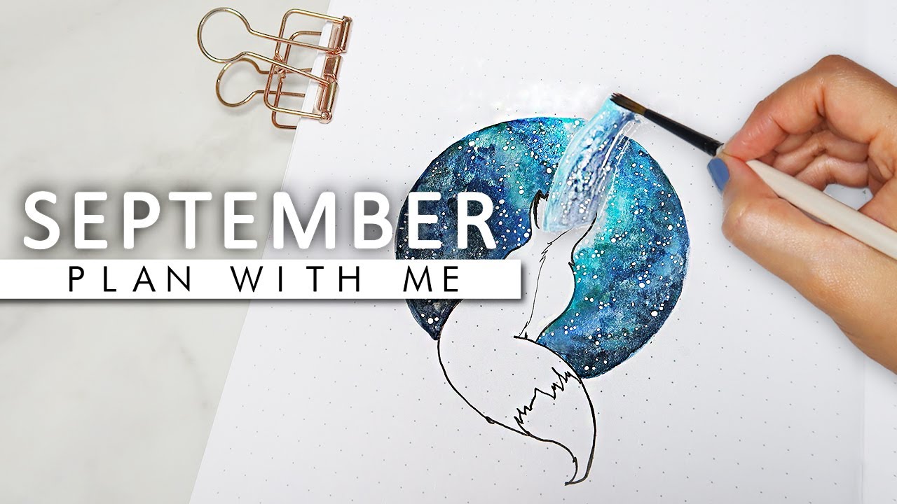 PLAN WITH ME | Bullet Journal Setup For September 2020 📔GIVEAWAY📔