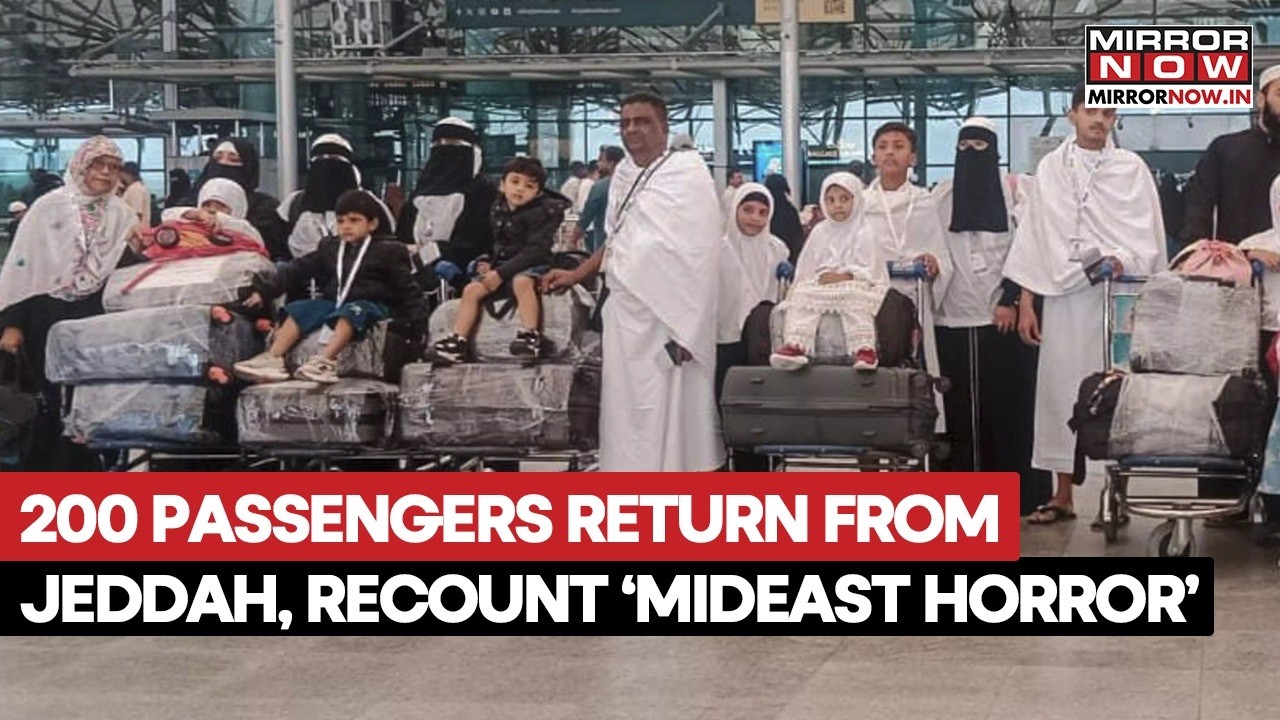 Israel-Iran War: 200 Stranded Indians Return From Jeddah, Recount 'Horror' As Tensions Escalates