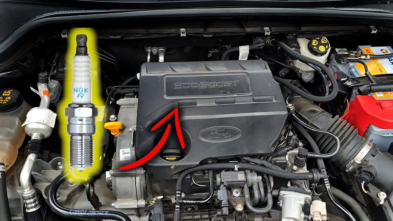🔧 Замена свечей и катушек зажигания Ford 1.0 EcoBoost (2-е поколение)