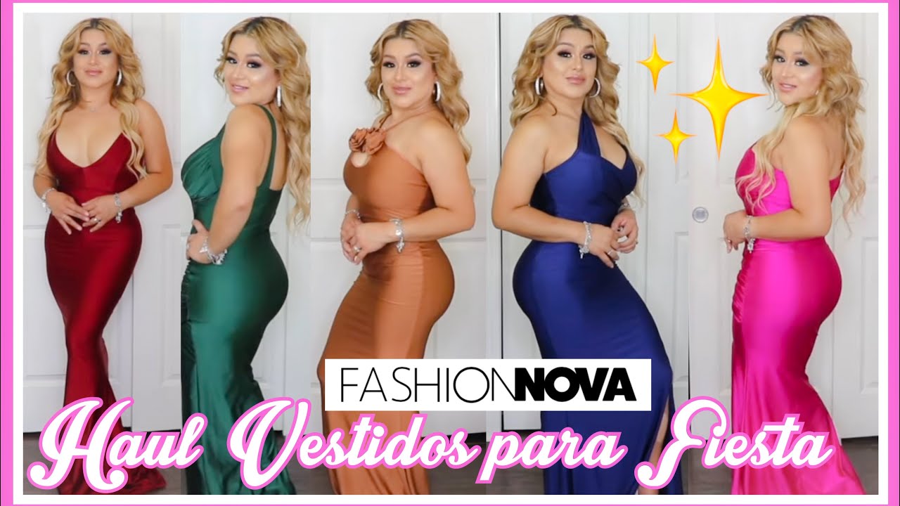 FASHION NOVA🌸HAUL DE VESTIDOS PARA FIESTA✨OCASIÓN ESPECIAL Y OTRAS OPCIONES✨