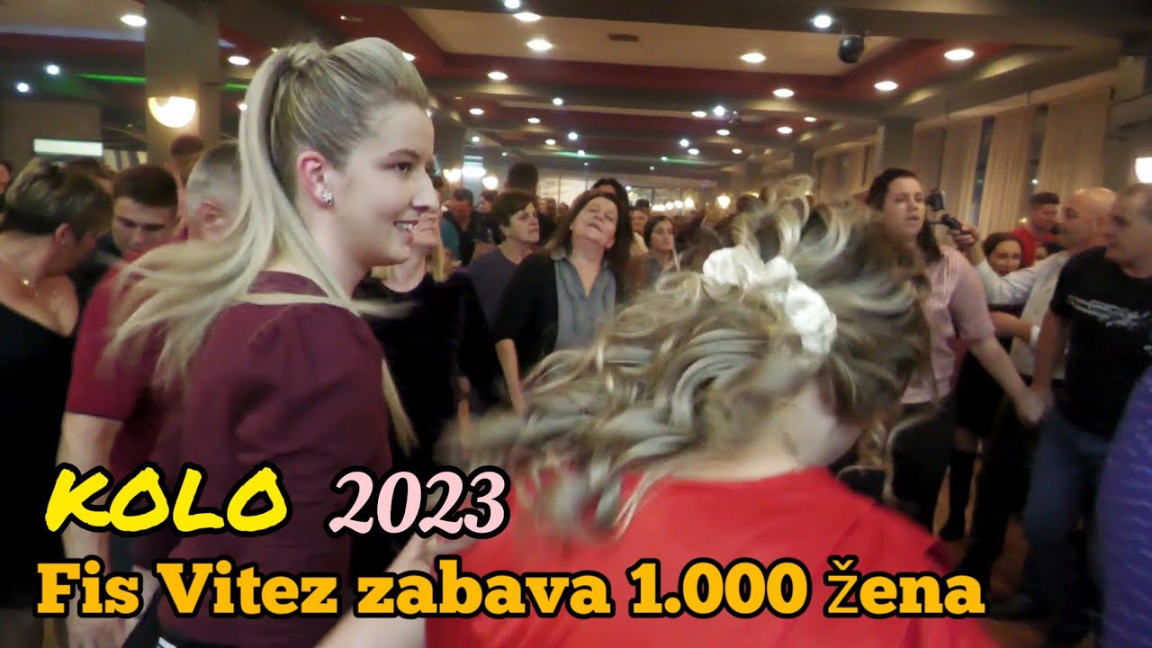 Svi igraju urnebesno KOLO - zabava hiljadu žena ~ FIS Vitez 14.01.2023.