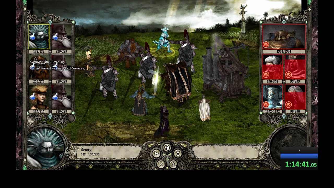 Disciples II RotE speedrun any% in 1 h 15 min elves