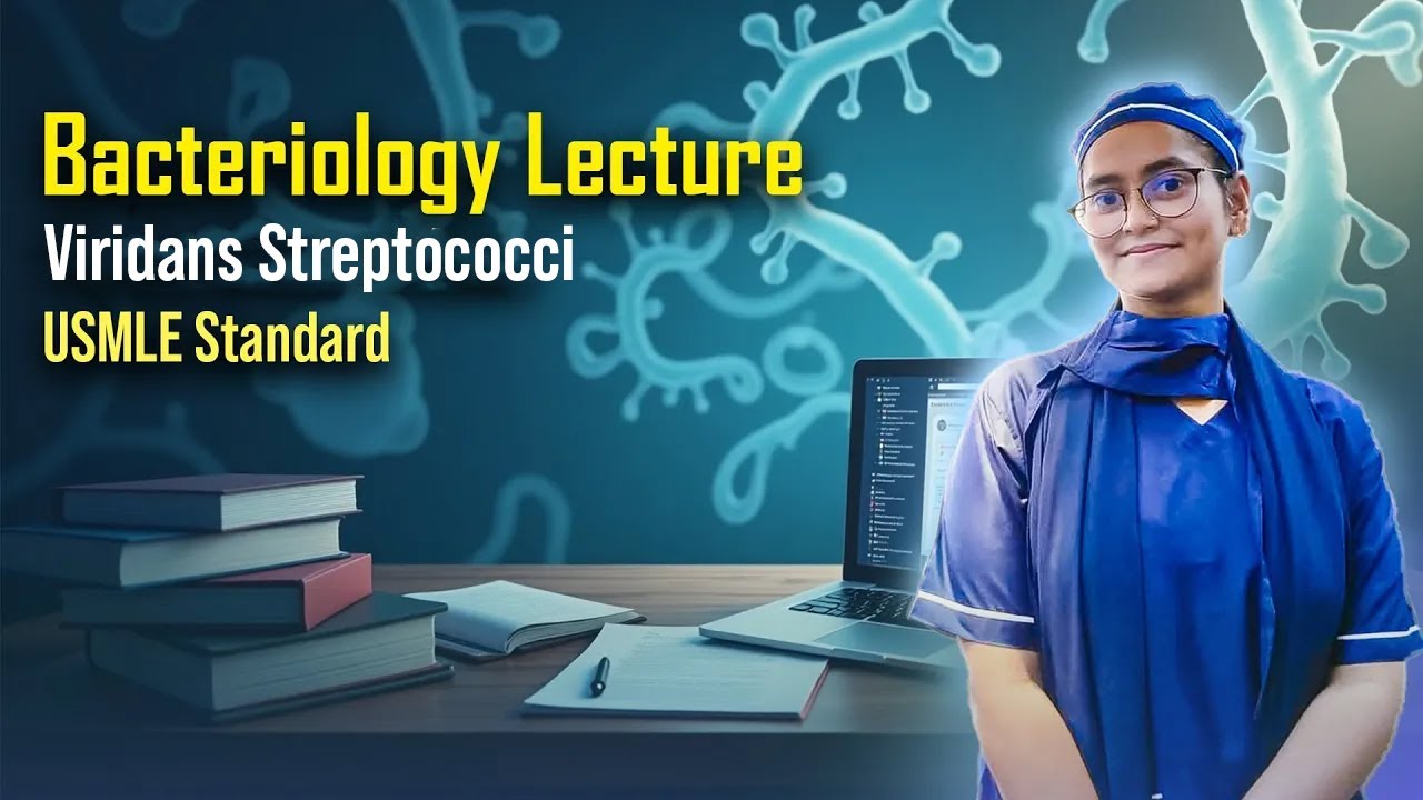 Viridans Streptococci | Gram Positive Bacteria | Learn easily with Animation and First Aid | USMLE