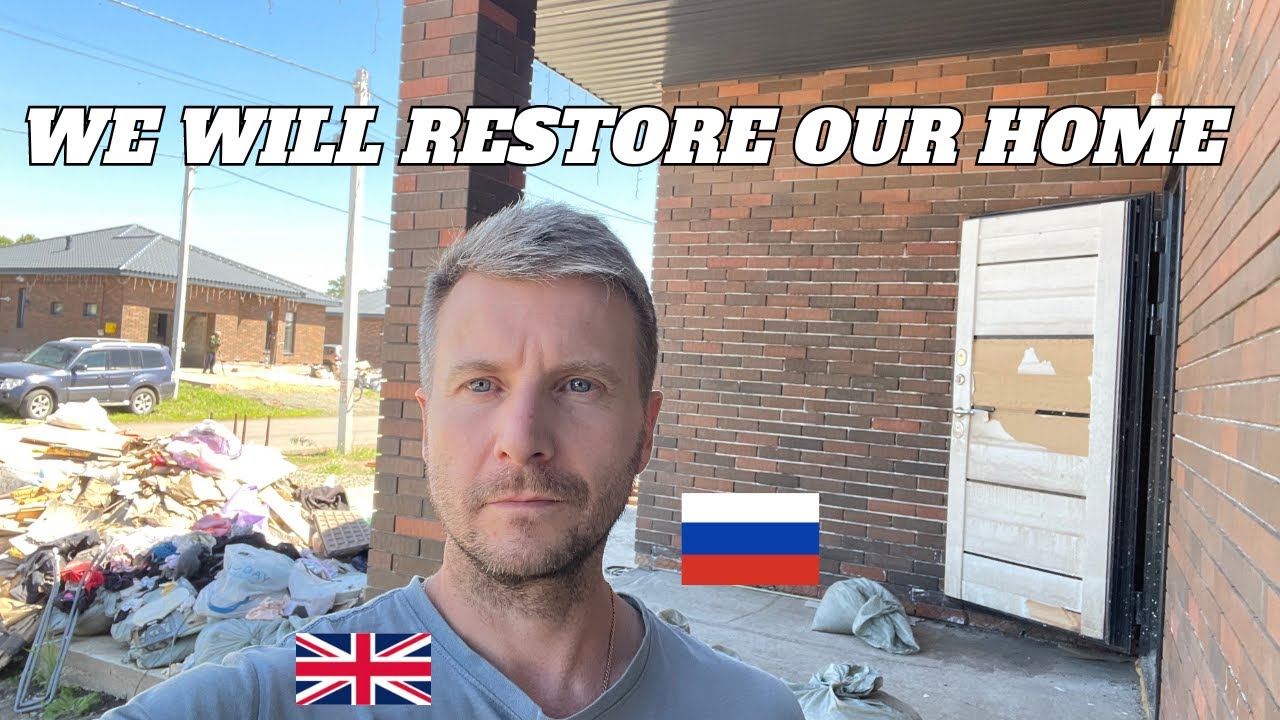 ENGLISH RUSSIAN FAMILY | We Will Call Our Flooded House Home Once Again