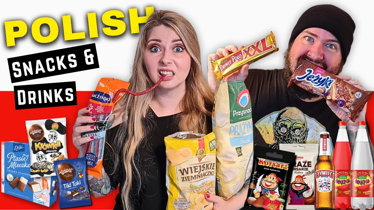 ULTIMATE POLISH snack TASTE TEST! 🇵🇱 - Foreigners Try POLISH SNACKS for the FIRST TIME!