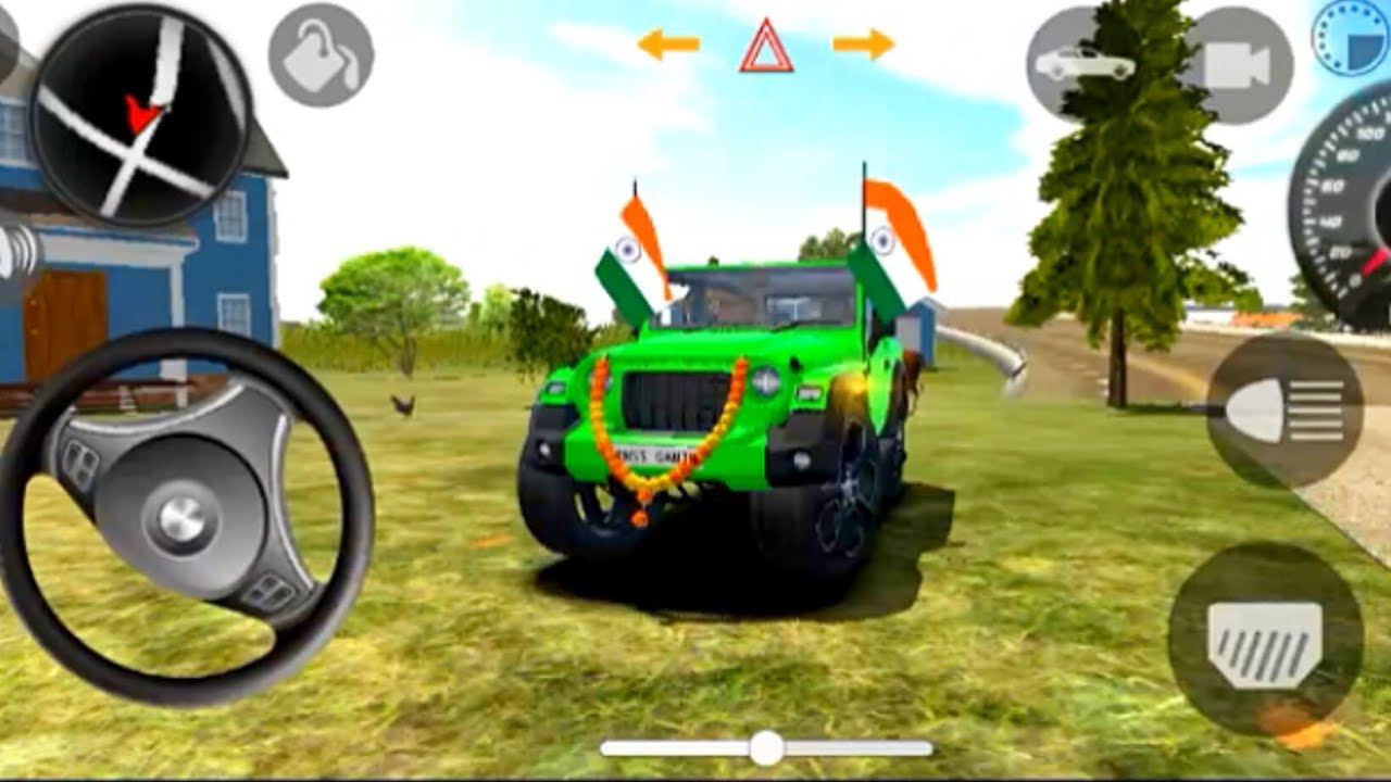 Mahindra Modified Thar 😈 Games: Indian Green Thar ( Gadi Wala Game ) Car Game Android Game - #2025 