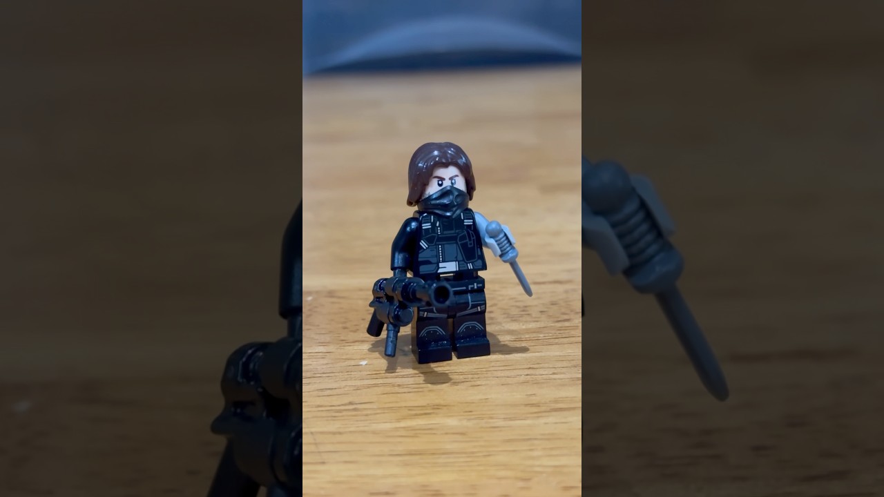 Custom Lego Winter Soldier Minifigure!! #lego #legomarvel #legosuperheroes #marvel  #wintersoldier