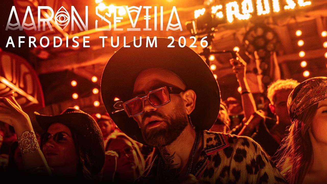 Aaron Sevilla LIVE at Afrodise Tulum 🌴🔥 Afro House DJ Set in the Jungle