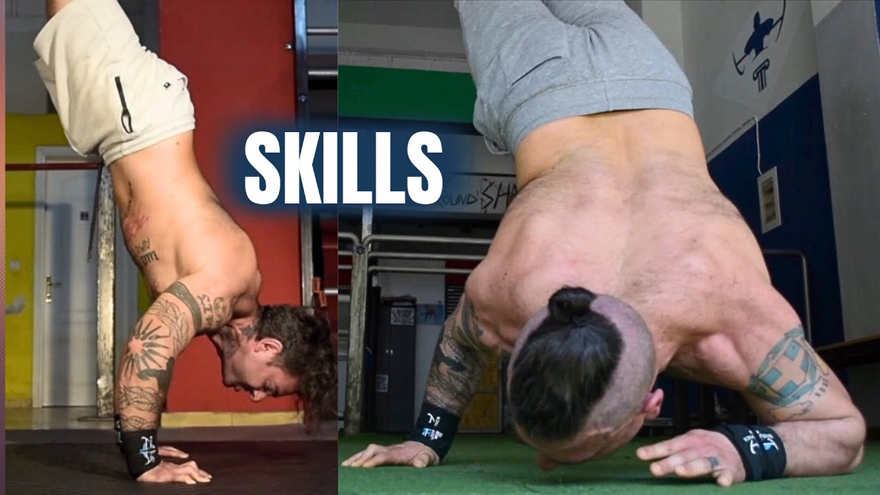 Handstand Push Up Skills Using Only Floor