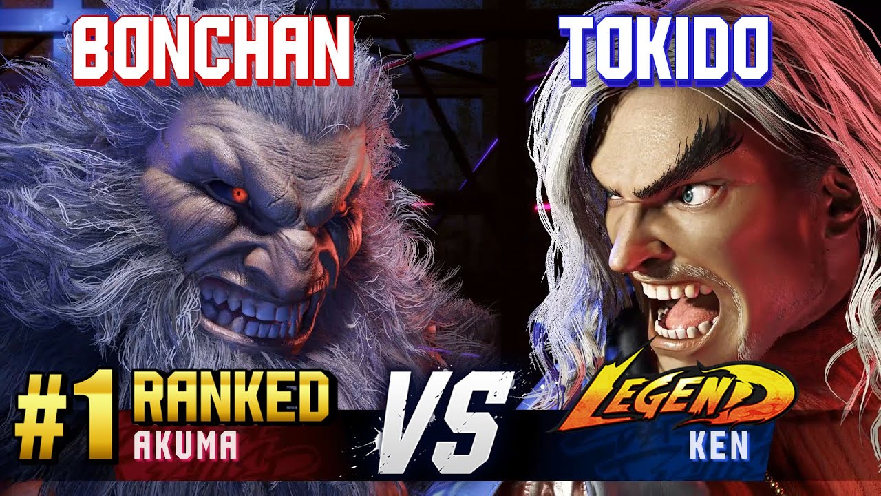 SF6 ▰ BONCHAN (#1 Ranked Akuma) vs TOKIDO (Ken) ▰ High Level Gameplay