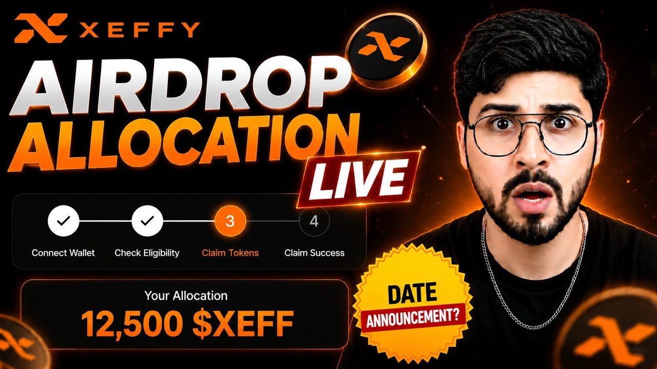 Xeffy Airdrop Allocation Live Now | Xeffy Airdrop Update | Xeffy Token Claim Now 