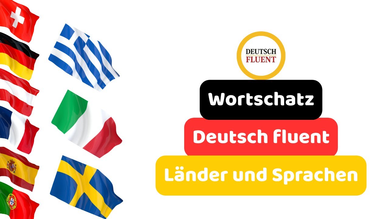 Länder und Sprachen | Countries and languages in german | Deutsch lernen | easy german |learn german