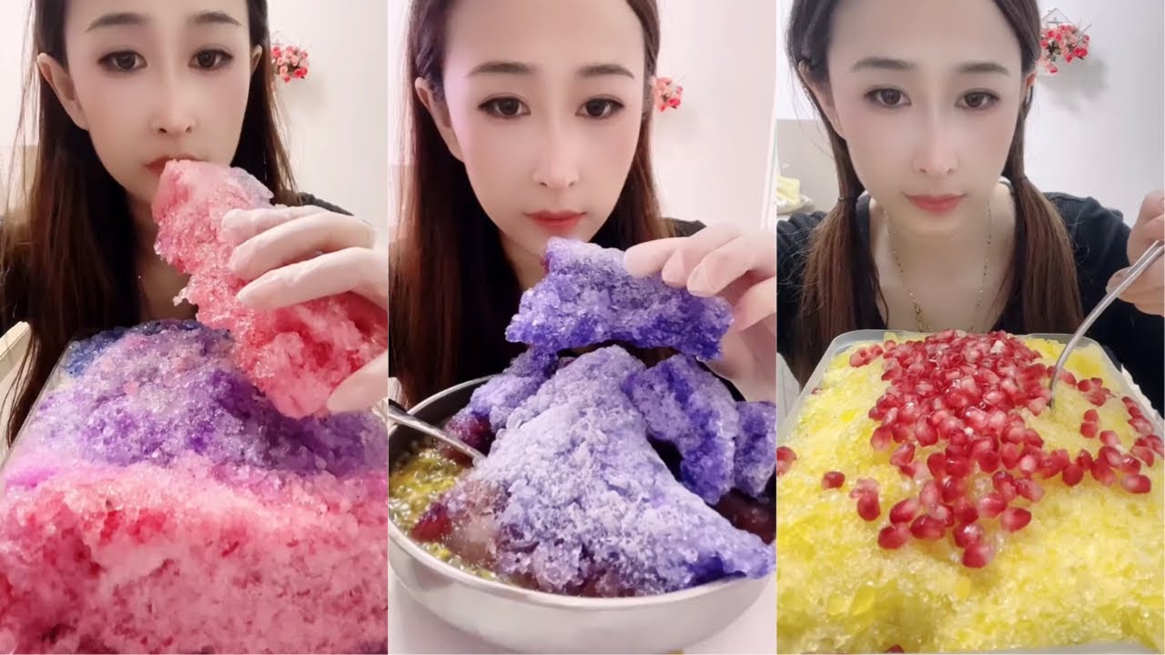 Crushed Ice Eating ASMR | Ice Eating