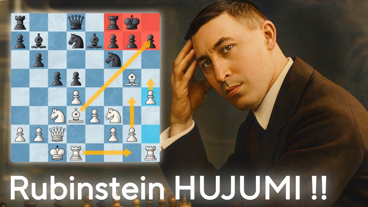 G'ALABAGA mojjallangan variant ! | Akiba Rubinstein vs Richard Teichman | Vienna 1908