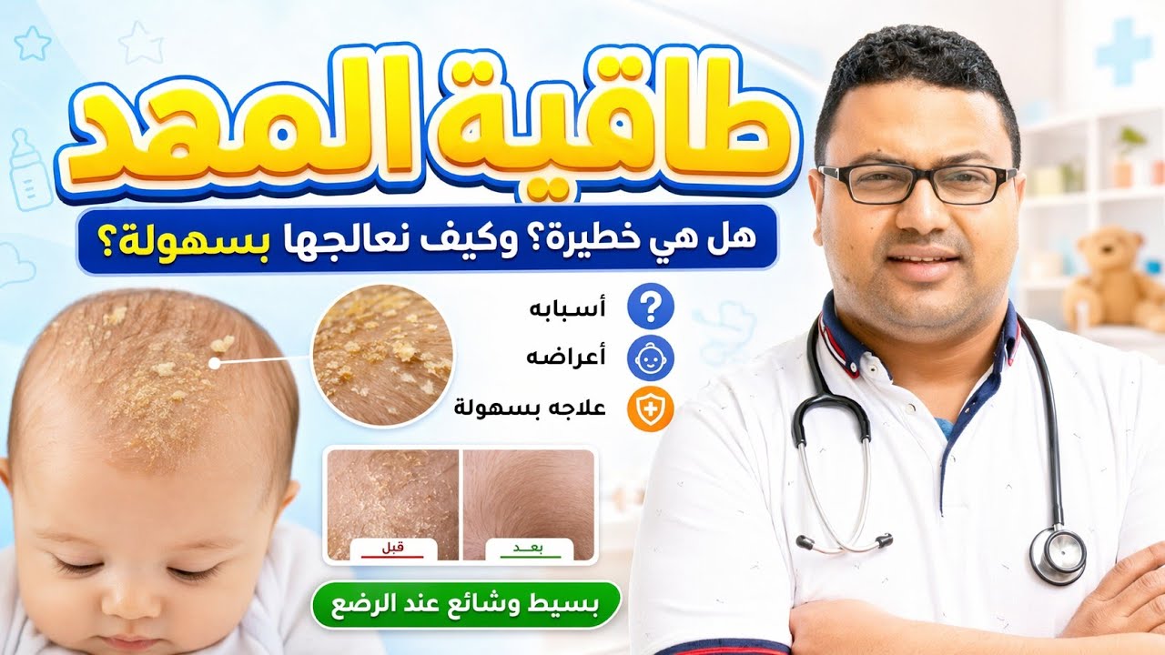 طاقية المهد .. ازاي نتصرف مع بيبي راسه كلها متغطية بالقشرة