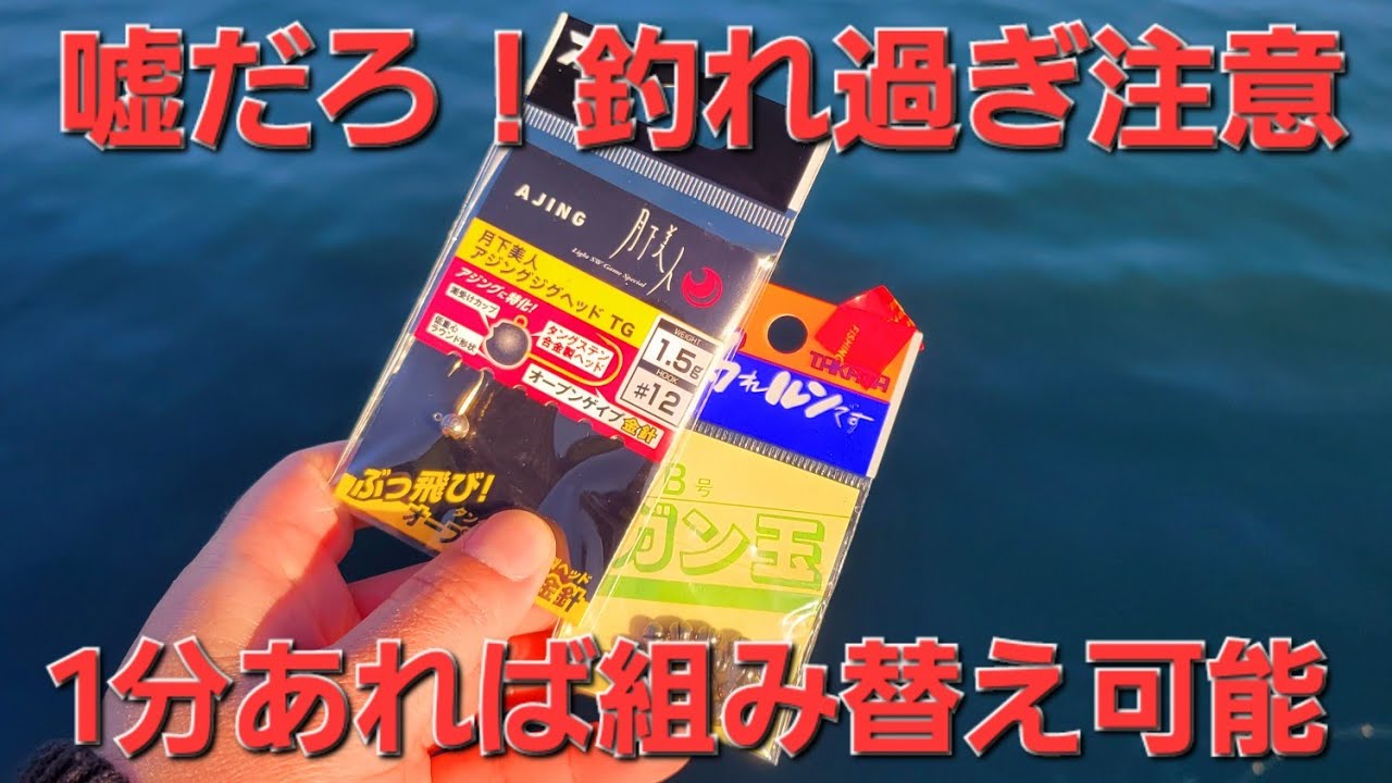 チートじゃねーわ！これを組み込んでアジングして行きます
