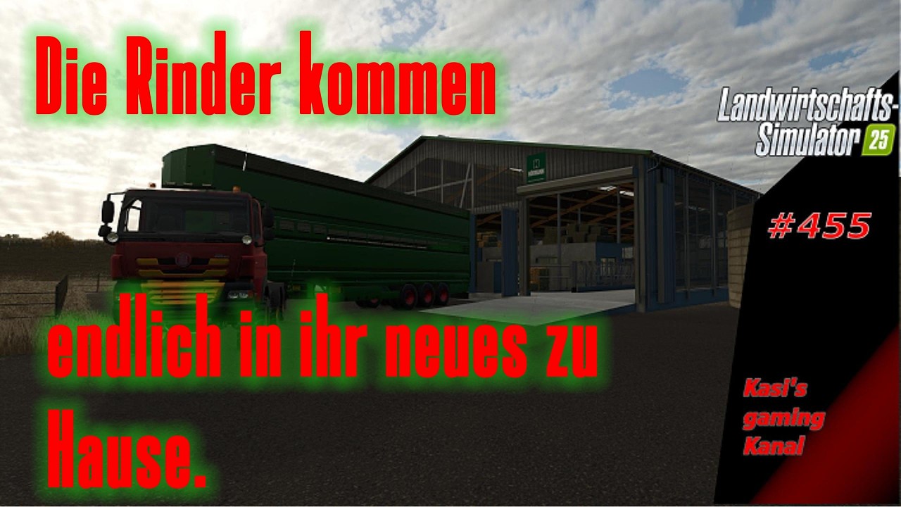 LS 25 Let's play #455 NF Marsch. Die Rinder kommen endlich in ihr neues zu Hause.