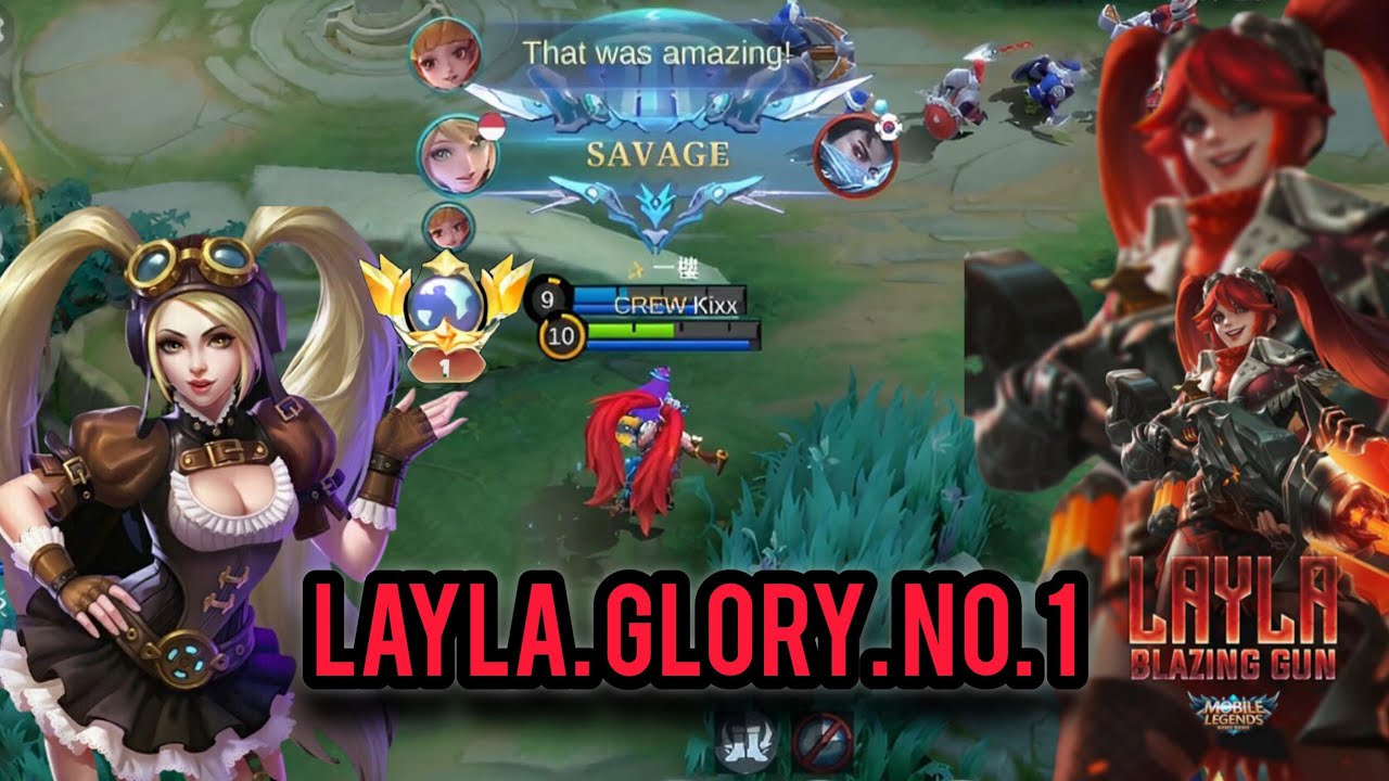 LAYLA GAME PLAY SAVAGE 2 🤔#mobilelegends#mlbb#viral#laylagameplay