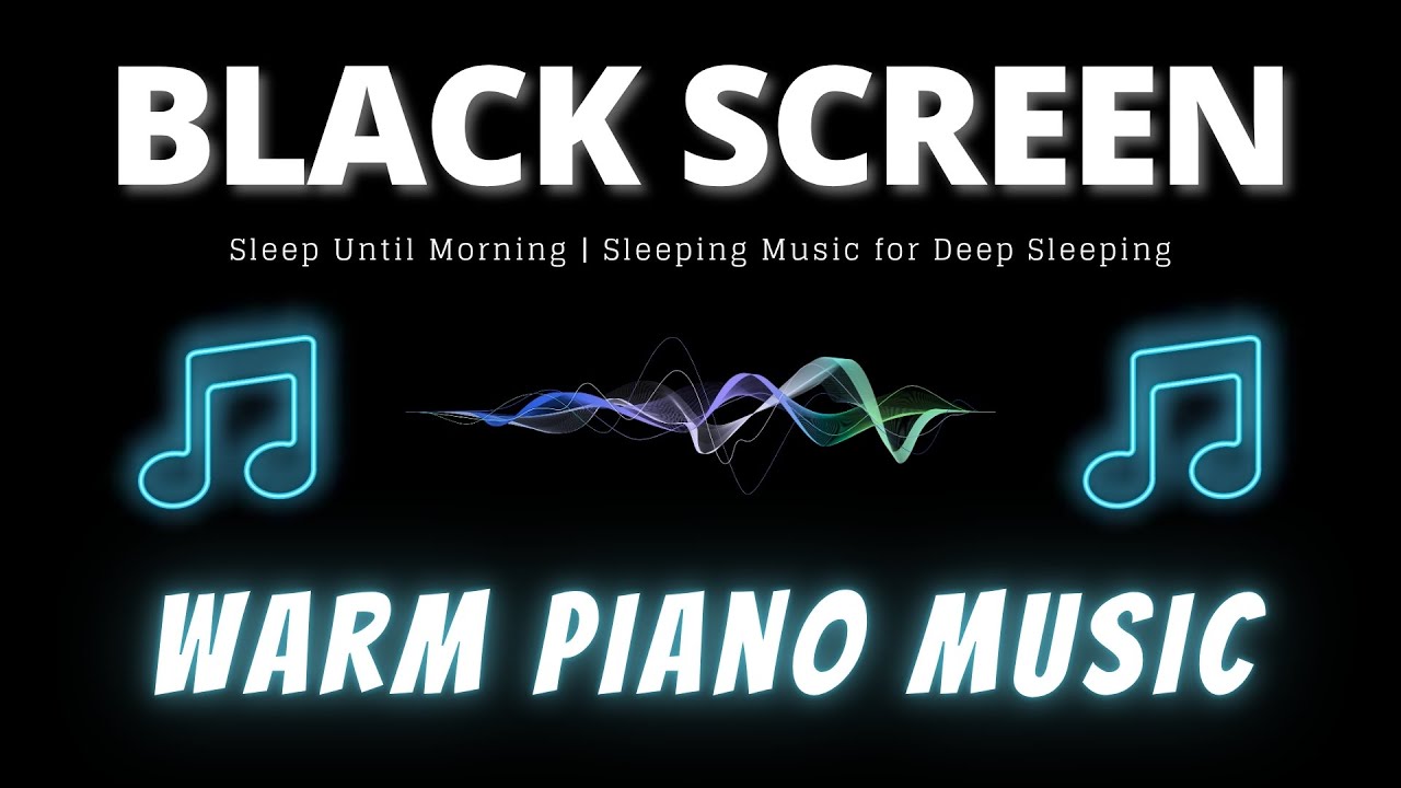 Black Screen – Sleep Until Morning | Sleeping Music for Deep Sleeping | Black Screen