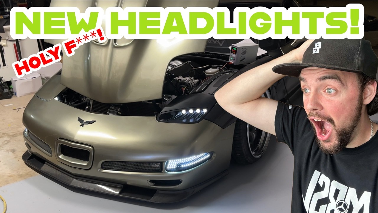 I BUILT THE MOST INSANE HEADLIGHTS FOR A CORVETTE!