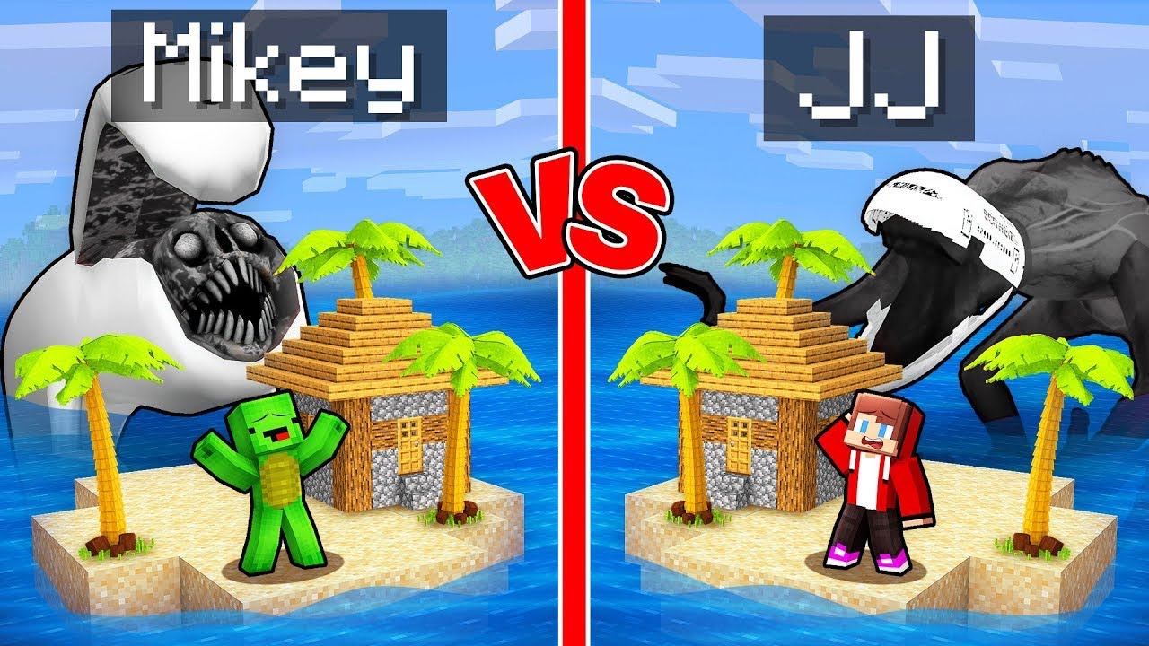 Mikey vs JJ ISLAND Survival Battle in Minecraft (Maizen)
