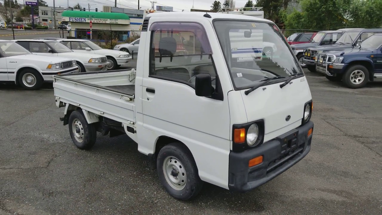 SUBARU SAMBAR KEY TRUCK 1991 AWD KS4 065501