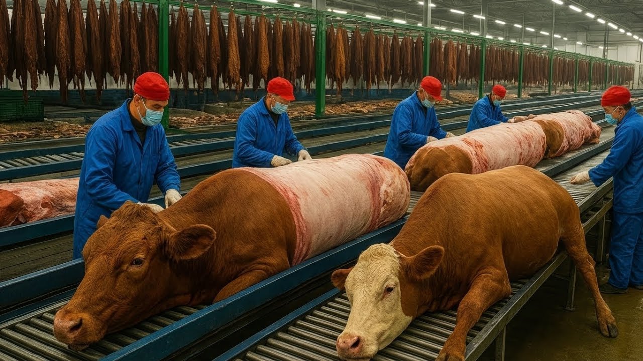 Inside the Cow Leather Factory 🐄 | From Raw Hide to Finished Leather Items (Full Process)