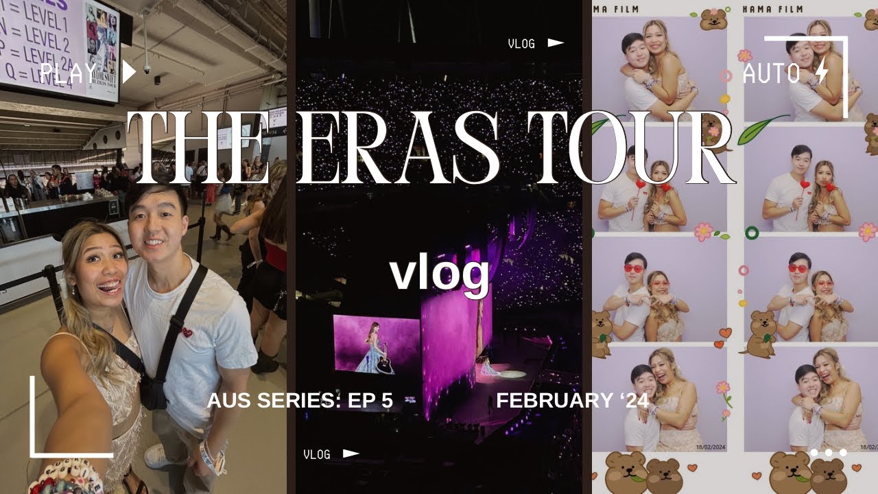 🇦🇺Aus Trip ep.5 | Eras Tour edition! ♡ first concert together and finally seeing taylor!