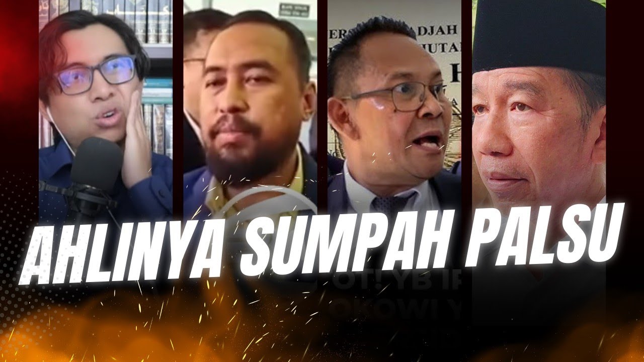 Jokowi Dituntut Bersumpah: YB Irpan Ngamuk! Sudah Biasa Berbohong; Apa Susahnya?