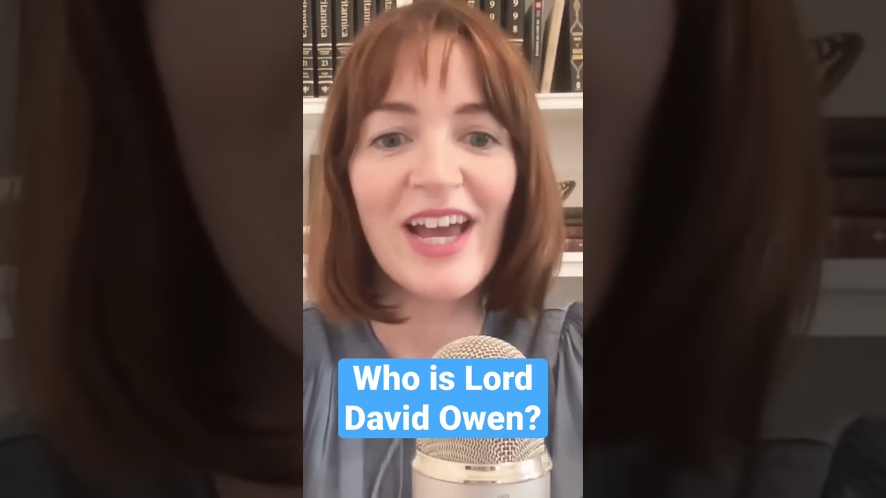 Who is Lord David Owen? Doctor, Politician, Author and Peace Negotiator