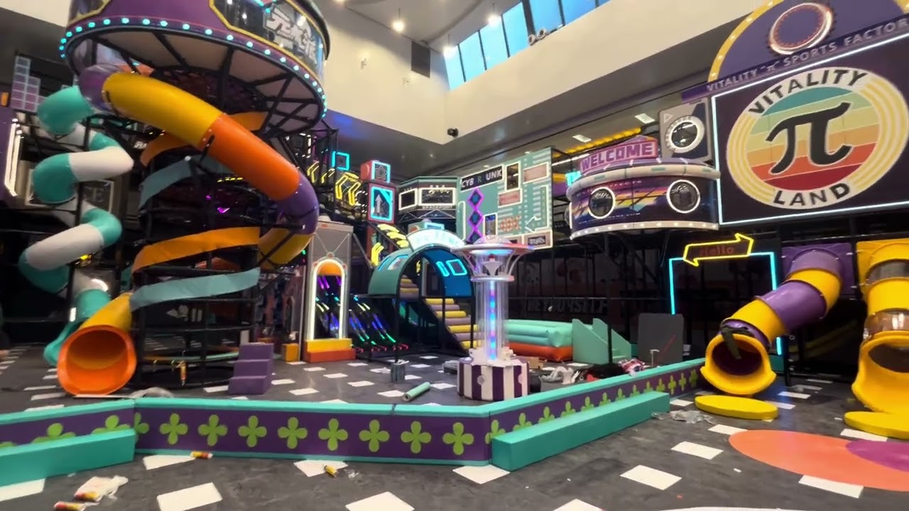 Indoor Playground Project | Futuristic Family Entertainment Center Design