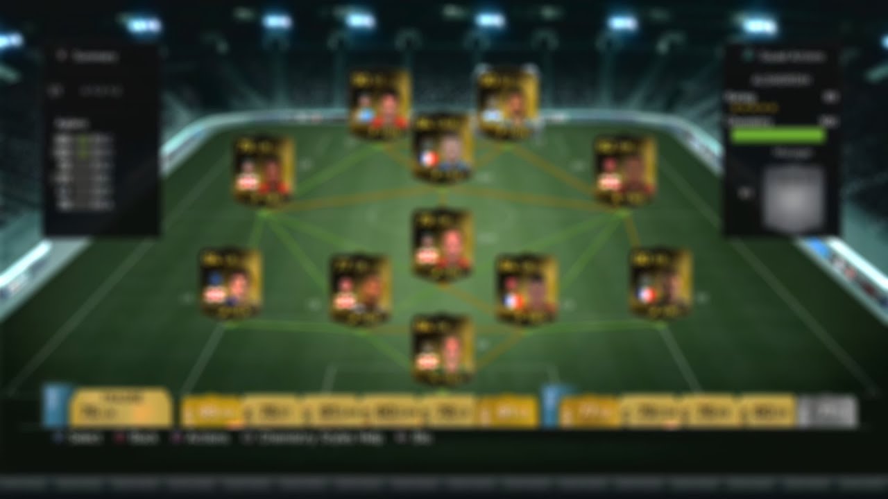 فيفا 14 تشكيلة انجليزية كلها مطورين | اقوى هجوم 90 !!  FIFA14 UT