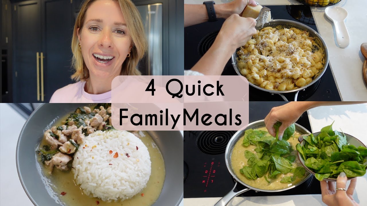 4 QUICK FAMILY MEALS - PERFECT WEEKDAY DINNERS | Kerry Whelpdale