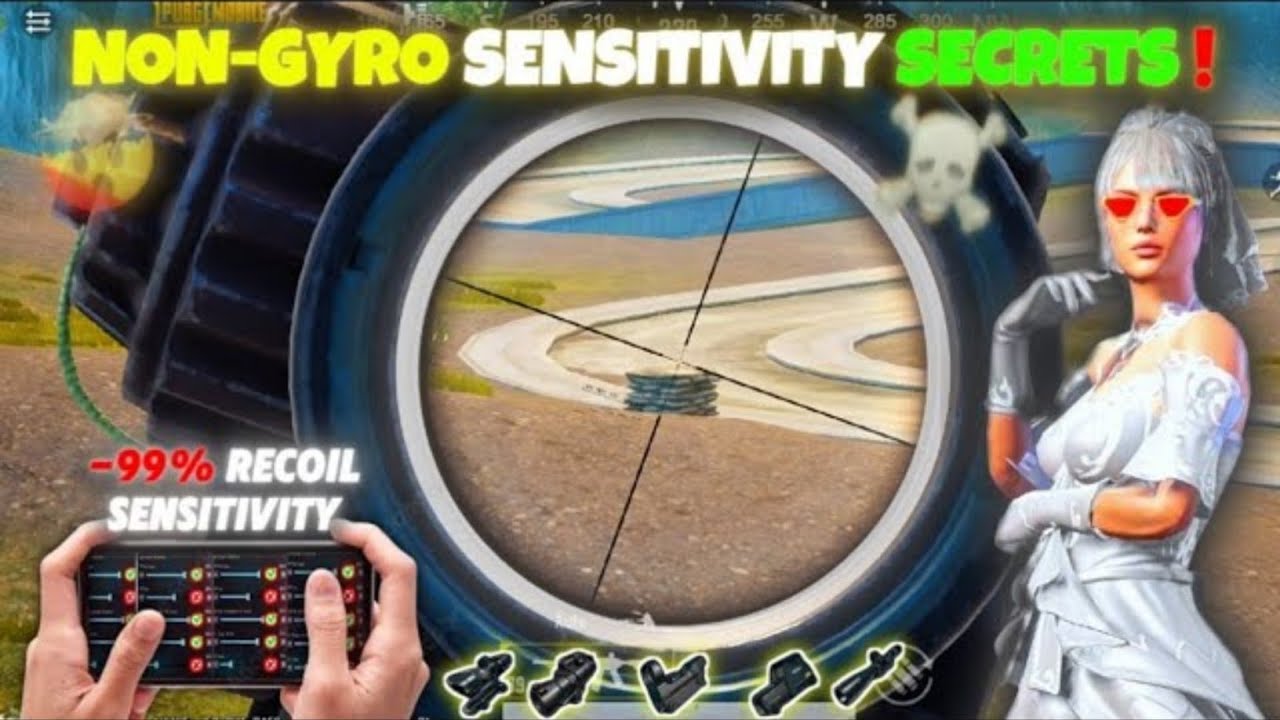 PUBG Mobile Best Non Gyro Sensitivity | Non Gyro Sensitivity Code | PUBG BGMI 🔥 