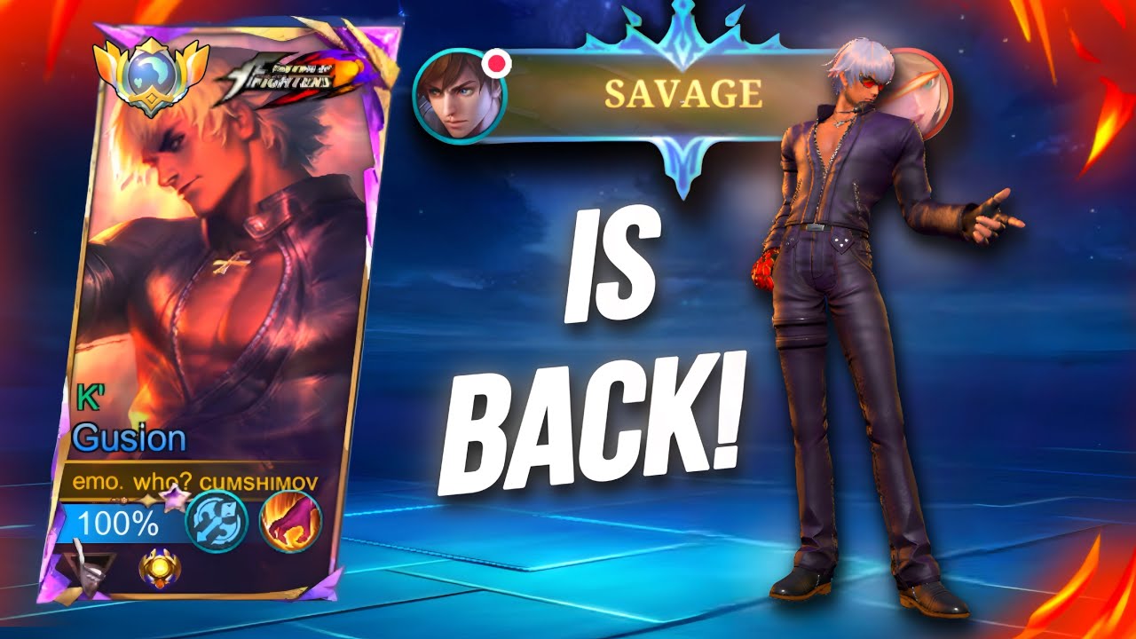 GUSION K’ FINALLY BACK!🔥СОЛО РАНГ ГЕЙМПЛЕЙ! (+FANNY) | MOBILE LEGENDS BANG BANG