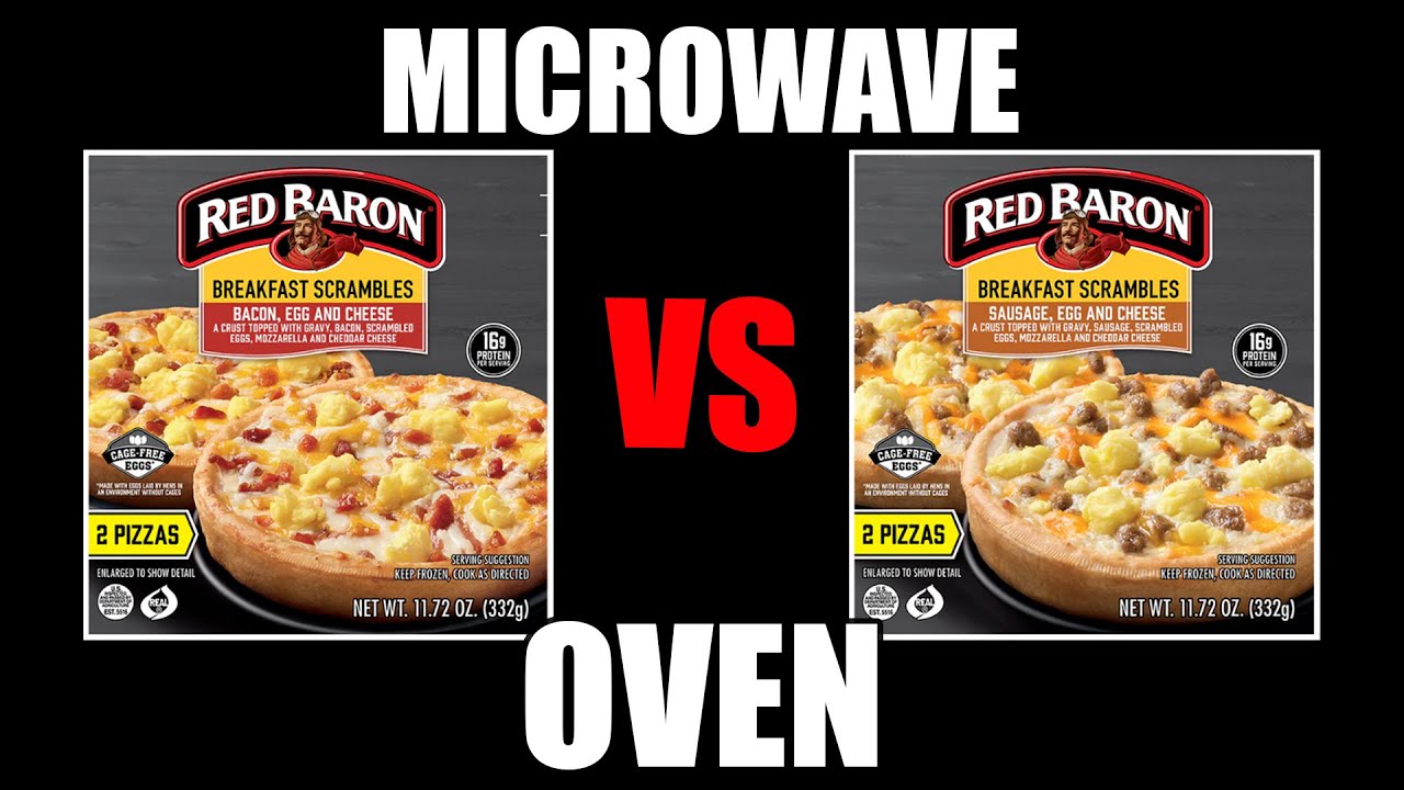I Tried Red Baron's Breakfast Pizzas - WHAT ARE WE EATING??