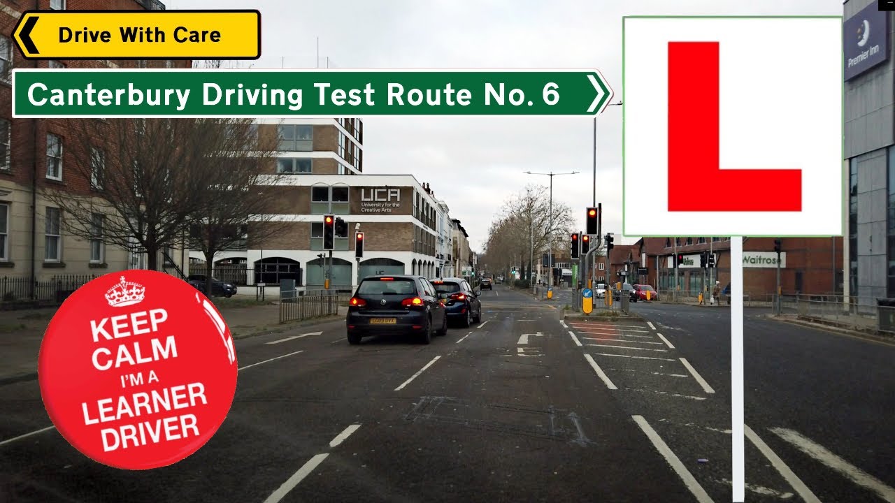 Canterbury Driving Test Route No. 6
